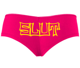 Slut - Fuchsia Boyshort