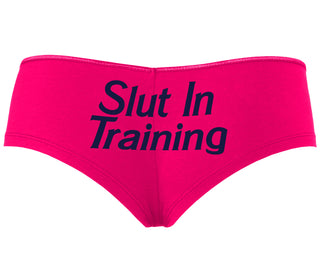 Slut In Training - Fuchsia Boyshort