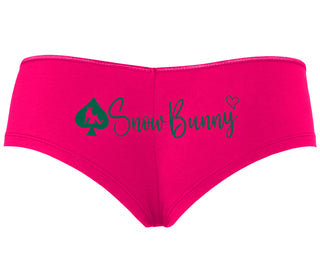 Snow Bunny - Queen of Spades - Fuchsia Boyshort