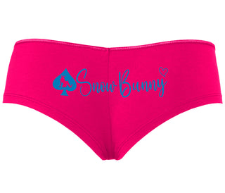 Snow Bunny - Queen of Spades - Fuchsia Boyshort