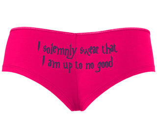 I Solemnly Swear I Am Up To No Good - Fuchsia Boyshort