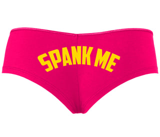 Spank Me - Bold Design - Fuchsia Boyshort