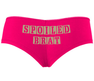 Spoiled Brat - Block Design - Fuchsia Boyshort
