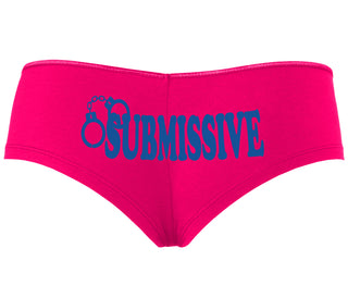 Submissive - Cuff Logo - Fuchsia Boyshort