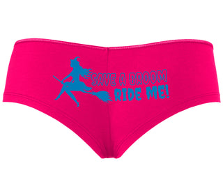 Save A Broom - Ride Me - Witch - Fuchsia Boyshort