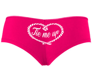 Tie Me Up - Cute Rope Design - Fuchsia Boyshort