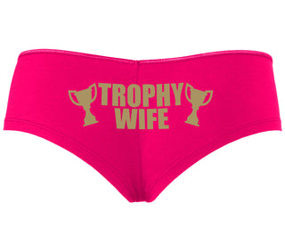 Trophy Wife Award - Fuchsia Boyshort