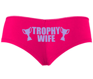 Trophy Wife Award - Fuchsia Boyshort