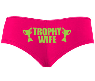Trophy Wife Award - Fuchsia Boyshort
