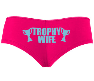 Trophy Wife Award - Fuchsia Boyshort