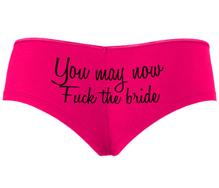 You May Now Fuck The Bride - Fuchsia Boyshort