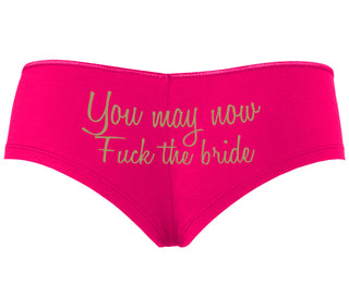 You May Now Fuck The Bride - Fuchsia Boyshort