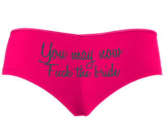 You May Now Fuck The Bride - Fuchsia Boyshort