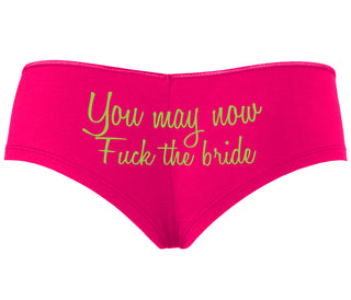 You May Now Fuck The Bride - Fuchsia Boyshort