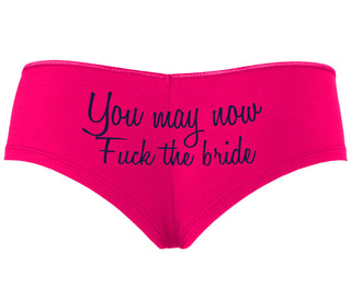 You May Now Fuck The Bride - Fuchsia Boyshort