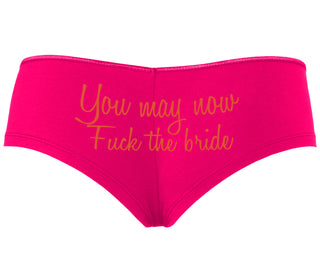 You May Now Fuck The Bride - Fuchsia Boyshort