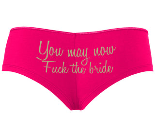 You May Now Fuck The Bride - Fuchsia Boyshort