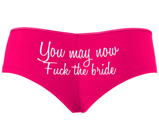 You May Now Fuck The Bride - Fuchsia Boyshort