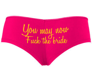 You May Now Fuck The Bride - Fuchsia Boyshort