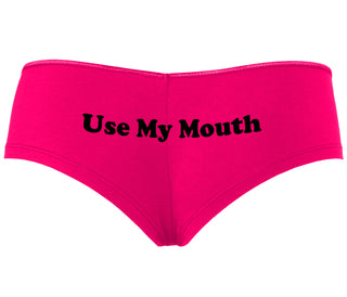 Use My Mouth - Fuchsia Boyshort