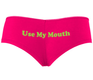 Use My Mouth - Fuchsia Boyshort