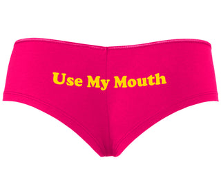 Use My Mouth - Fuchsia Boyshort