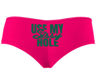 Use My Sissy Hole - Fuchsia Boyshort