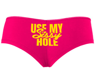Use My Sissy Hole - Fuchsia Boyshort