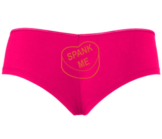 Valentines Day Candy - Spank Me - Fuchsia Boyshort