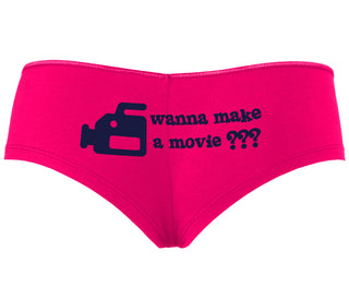 Wanna Make A Movie - Fuchsia Boyshort