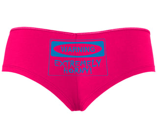 Warning Extremely Horny - Fuchsia Boyshort