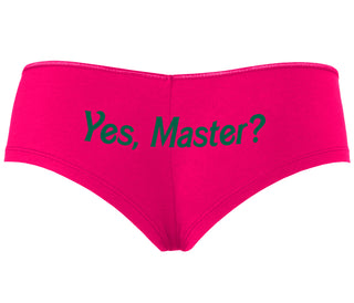 Yes Master ? - Fuchsia Boyshort