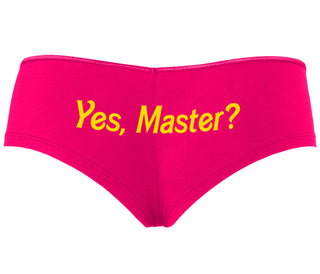 Yes Master ? - Fuchsia Boyshort