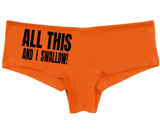 All This And I Swallow - Orange Boy Short