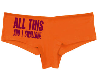All This And I Swallow - Orange Boy Short