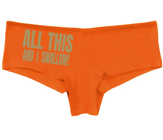 All This And I Swallow - Orange Boy Short