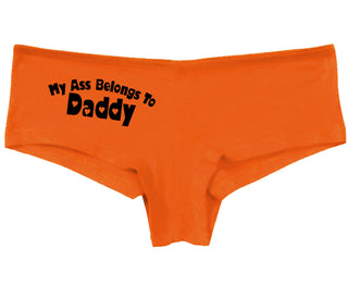 My Ass Belongs To Daddy - Orange Boy Short