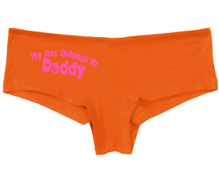 My Ass Belongs To Daddy - Orange Boy Short
