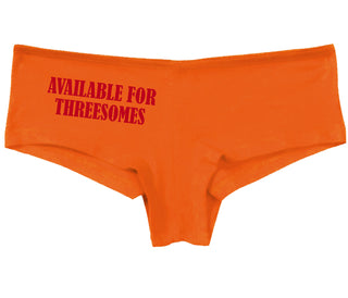 Available for Threesomes - Orange Boy Short
