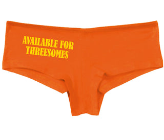 Available for Threesomes - Orange Boy Short