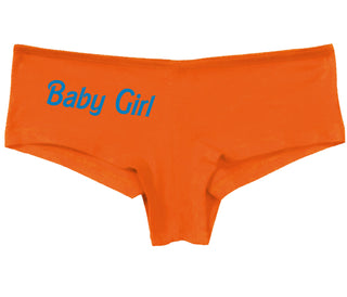 Baby Girl - Orange Boy Short