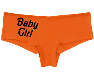 Baby Girl - Orange Boy Short