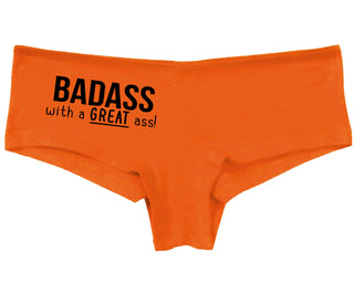 BadAss With a Great Ass - Orange Boy Short