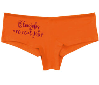 Blow Jobs Are Real Jobs - Orange Boy Short