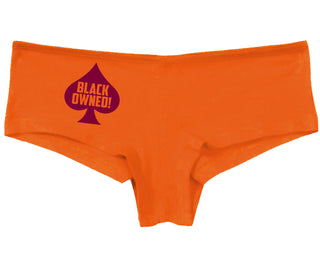 Black Owned - Queen of Spades - Orange Boy Short