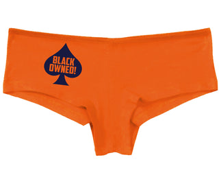 Black Owned - Queen of Spades - Orange Boy Short