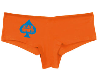 Black Owned - Queen of Spades - Orange Boy Short