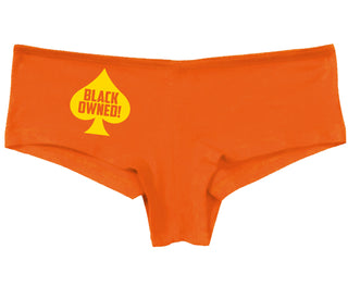 Black Owned - Queen of Spades - Orange Boy Short