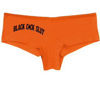 Black Cock Slut - Queen of Spades - Orange Boy Short