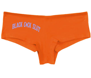Black Cock Slut - Queen of Spades - Orange Boy Short